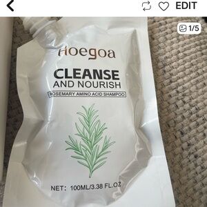 Hair growth, shampoo, quantity three